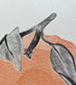 Orange Drypoint Print - Image 4