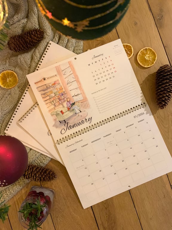 2026 Calendar - Double page Wall Calendar - Planner