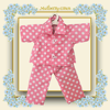 Reserved for Shani - Pink Polka Dot Pyjamas