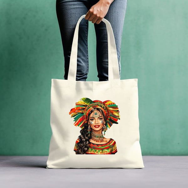 Mexican Tribe Style Bag Tote Cotton Shopping Bag.