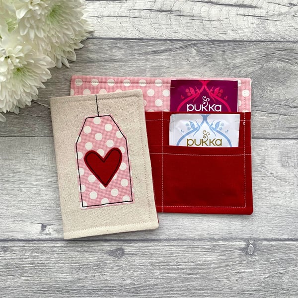 Tea bag wallet, tea gift idea