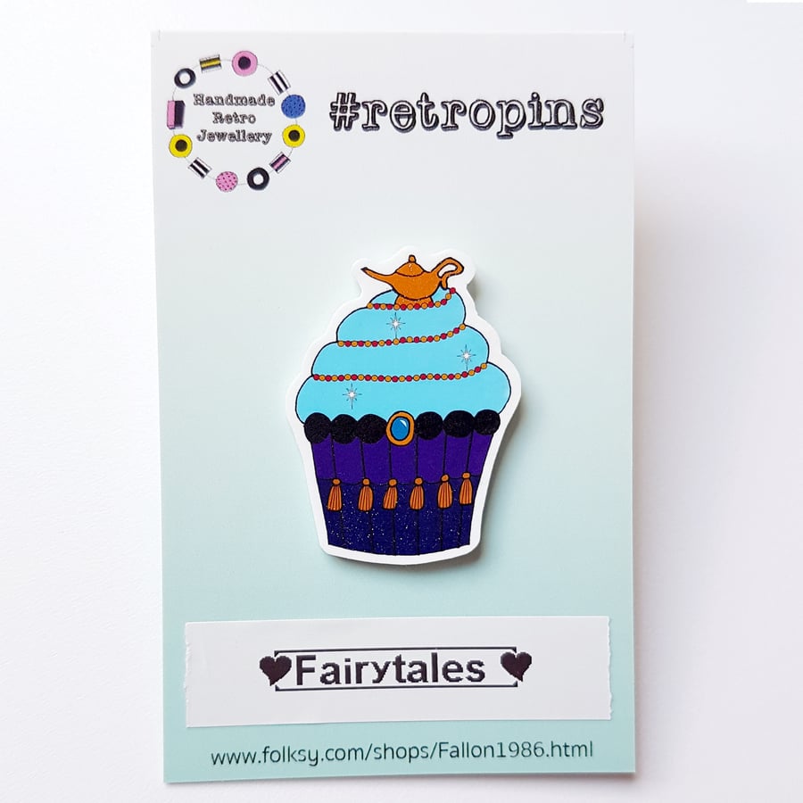Fairytales cupcake pin collection, 