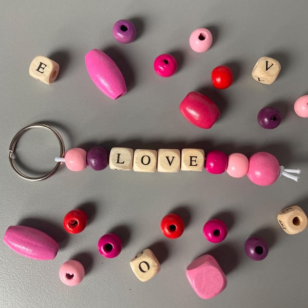 Love Keyring Making Kit - Eco Craft Kit