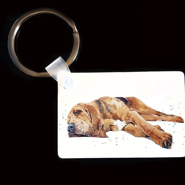 Bloodhound Keyrings (Assorted) .Bloodhound Art Keyring,Bloodhound Dog Keyring,Bl