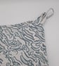 Peg bag clip on sea green waves with beading.  - Image 3