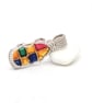 Pendant - hand painted seaglass - Image 5