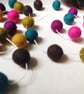 Felt Ball Garland, Jewel Colours, Eclectic Bohemian Interiors. - Image 3