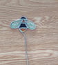 Iridescent Winged Bumblebee Plant Stake - Image 2