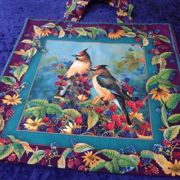 Fabric Shopping Bag with Picture