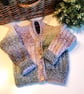 Designer Baby Girl's Super Soft Hand Knitted Cardigan  6 - 12  months size - Image 2