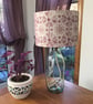 Hand Printed Organic Cotton Square Cushion - ASTA - Raspberry Red - Image 7