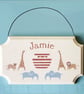  Noah's Ark Name Plaque, Door Hanger - Image 1