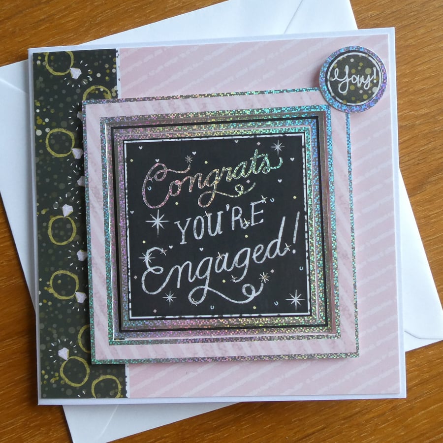 Engagement Card - Congrats You're Engaged!