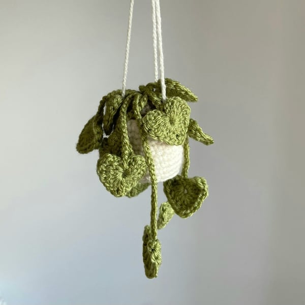 Crochet Hanging Plant 