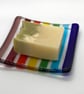 Fused Glass Rainbow Soap Dish - Image 7