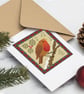 094D Cross Stitch 12 days of Christmas carol, 4th Day Four Calling Birds mini  - Image 2