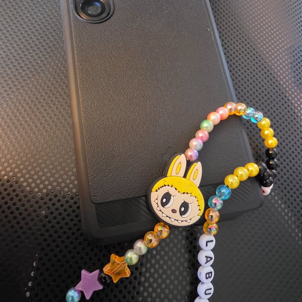 Glow in the dark Labubu Phone Charm Strap