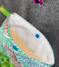 Book Sleeve, Cover, Pouch. Padded Snails and Dashes - Image 3
