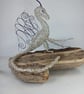 Wire Dragon Sculpture - Silver - Image 1