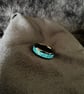 Resin ring handmade lagoon blue  - Image 4