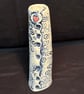Tall impressed vase - Image 1