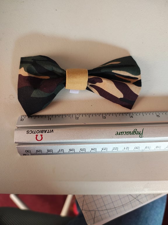 Hand made dog bowtie 