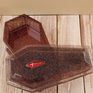 Red and Black Coffin Trinket Box