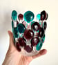 Plum & Blue Bubble Candle Cage - Image 4