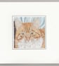 Ginger Tom cat handmade card