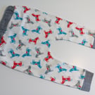Leggings, 6-12 months, slouchy leggings, Horses design, baby trousers