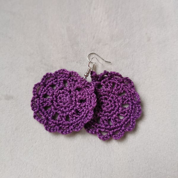 Set of 3 Crochet Earrings 