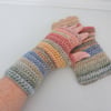 Fingerless Mitts   Multi Coloured Sale now 5.00