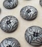 23mm 36L Italian Designer Polyester Buttons x 4 Buttons - Image 4