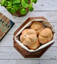 Hand Printed Linen Bread Bag - Image 6