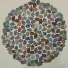 Perfectly Imperfect Circle of Leaves Sample Print