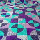 HANDMADE QUILTED THROW - Quadrant
