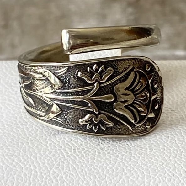 Vintage Spoon Ring size UK O