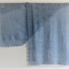 Light Blue Merino Wool Scarf