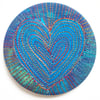 Large Pocket Mirror Handbag Accessories Colourful Free Machine Embroidery