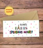 Paris Holiday Spending Money Wallet Card - cash gift envelope
