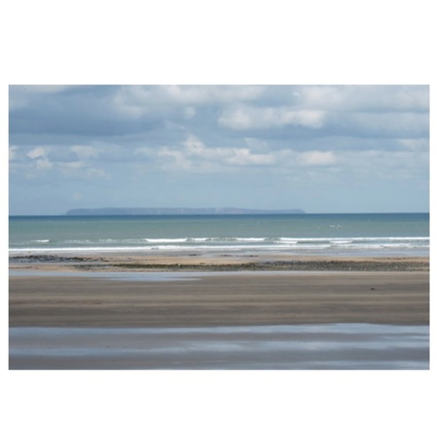 Original signed photograph Lundy Island