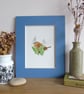 Wren and Snowdrops  A5 Giclée Fine Art Print - Image 4