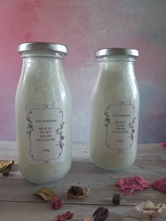 Muscle Relief Epsom Salts Bath 250g