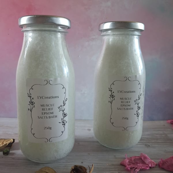 Muscle Relief Epsom Salts Bath 250g