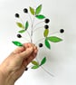 Stained Glass Olive Branch Suncatcher no.2 - Handmade Window Decoration  - Image 7