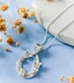 Butterfly Necklace - Recycled Silver Pendant with Flowers and Butterflies - Image 6