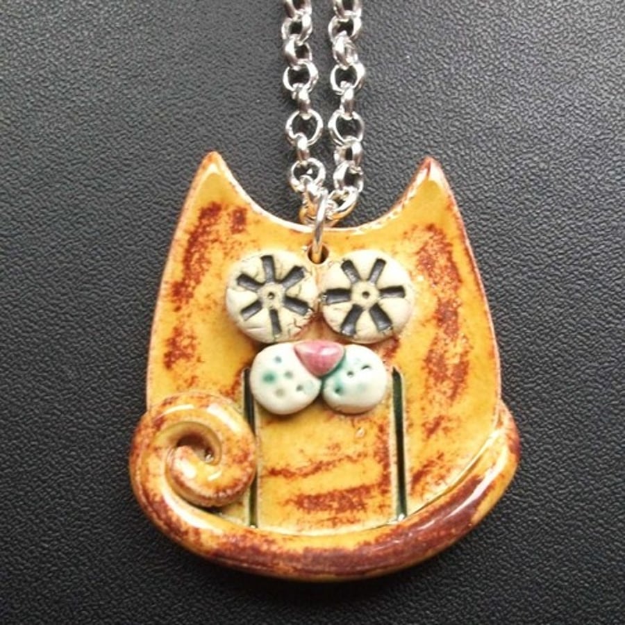 ceramic cat pendant special offer