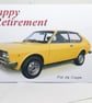 Fiat 128 Coupe 1977 - Birthday, Anniversary, Retirement or Plain Greeting Card - Image 3