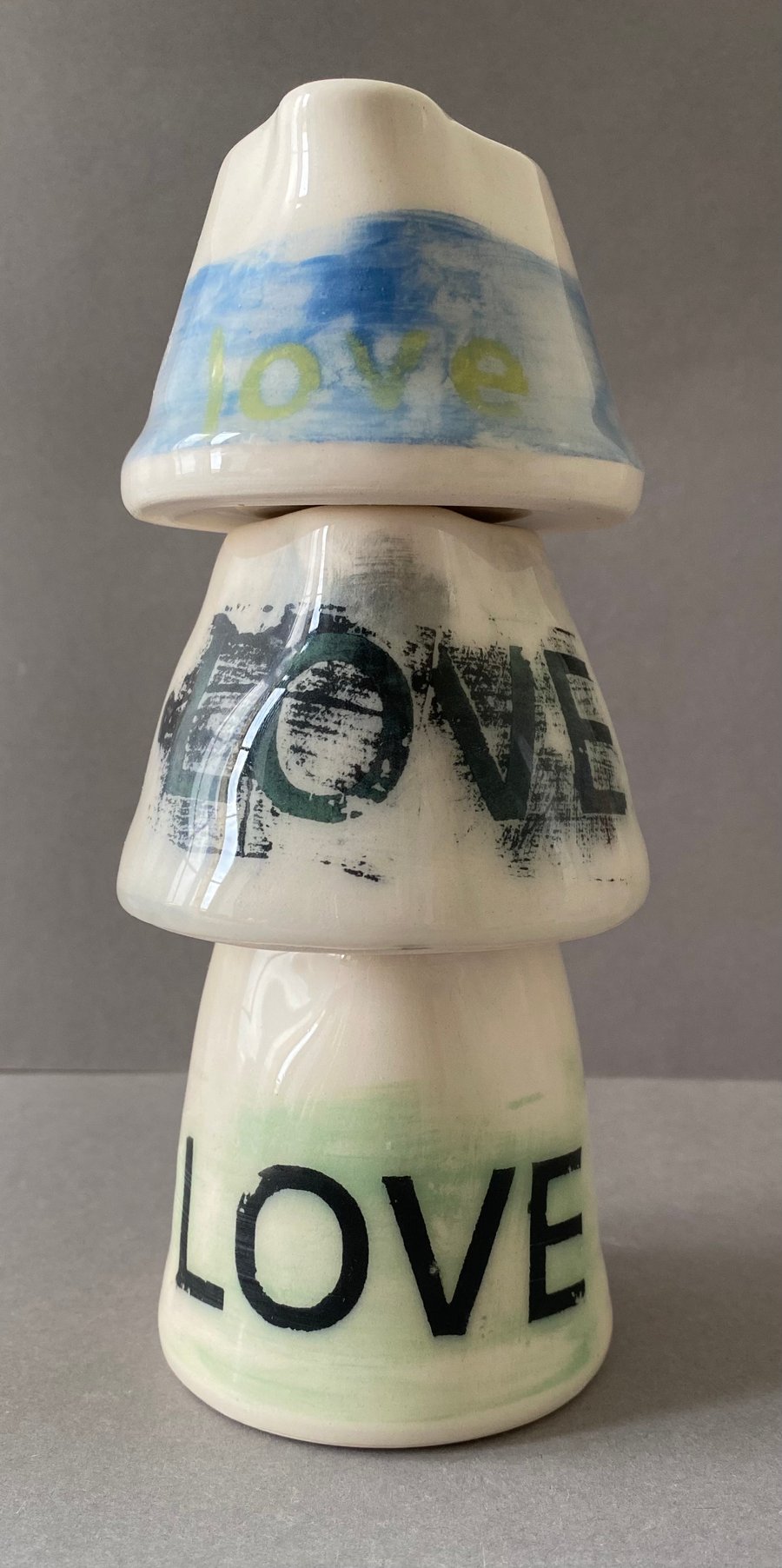 Ceramic love pourers set