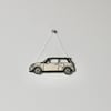 'Cream Mini Car' - Hanging Decoration